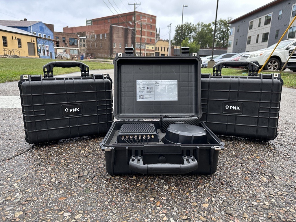 3 PNKs sitting in road