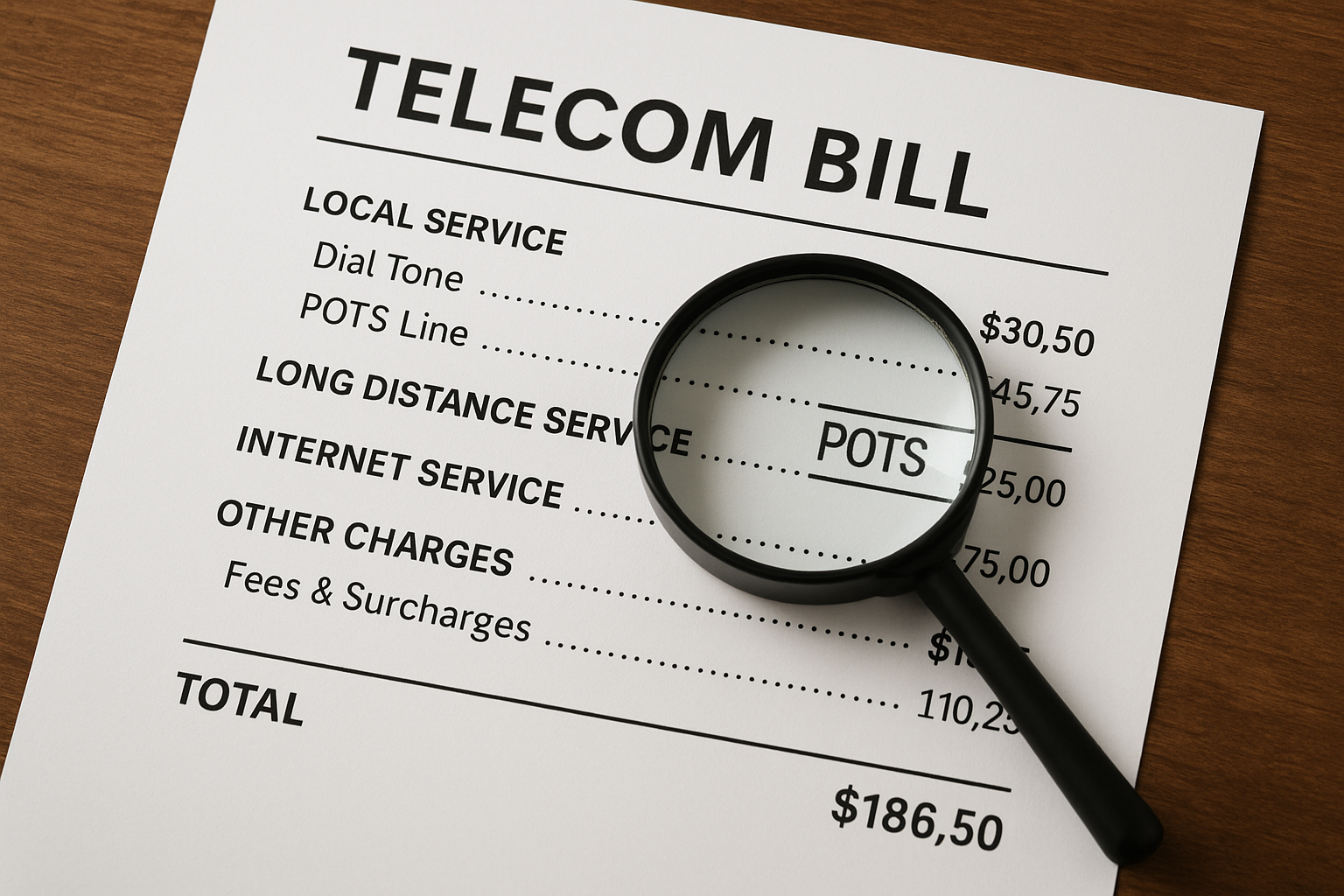 Still paying for POTS Lines