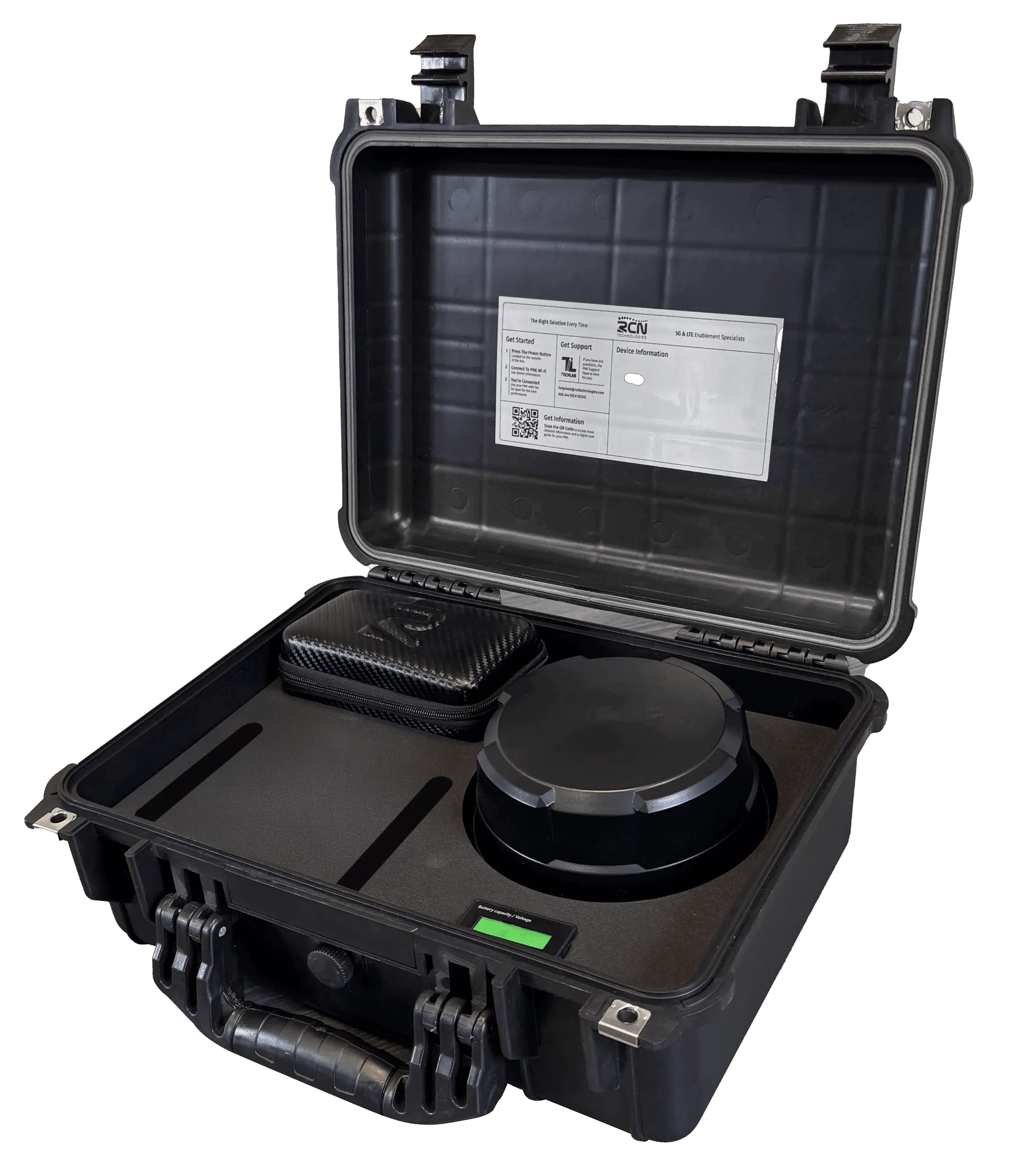 Open PNK case with no router