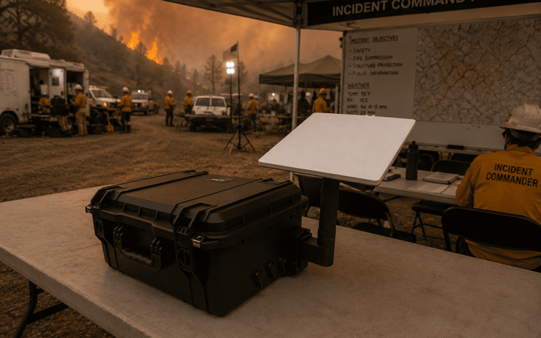 Starlink-Ready PNK for Wildfire Response: Connectivity When Cell Towers Burn and the Fire Keeps Moving